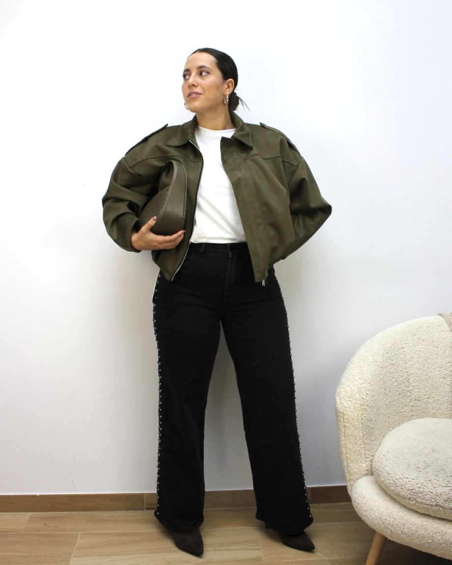 Bomber  Efecto Ante Verde
