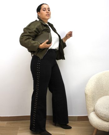 Jeans Tachas Negro