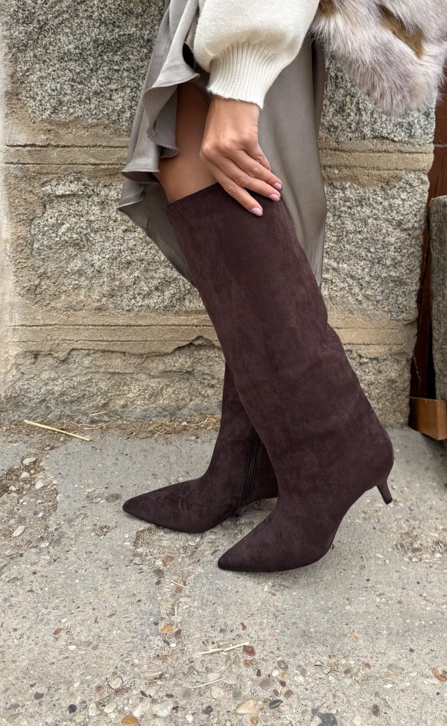 Bota Alta Ante Chocolate