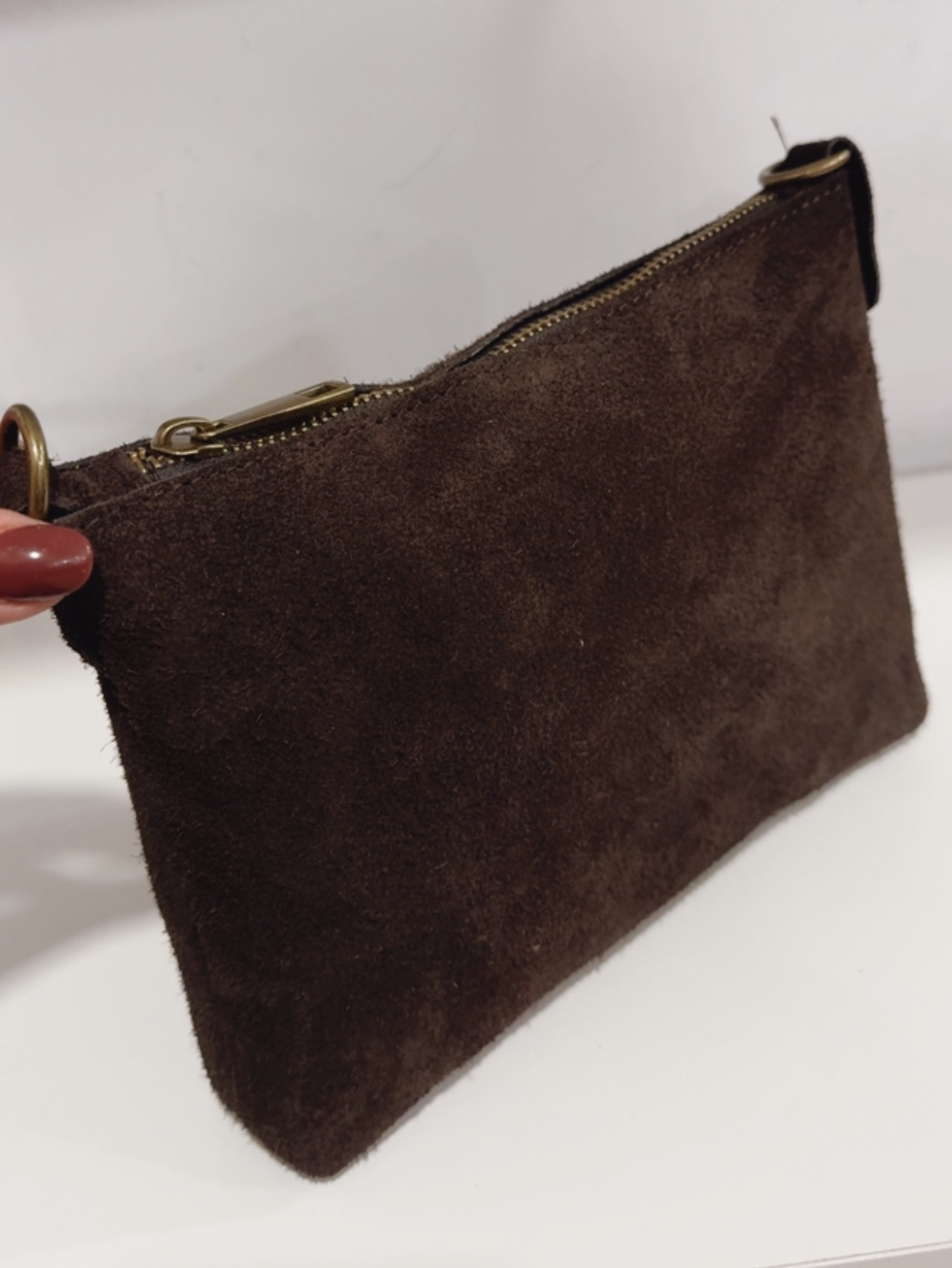 Bolso Piel Chocolate