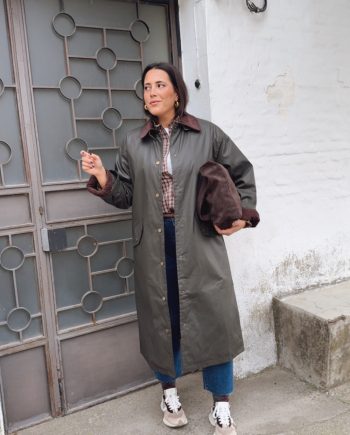 Chaqueta Encerada Larga