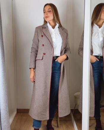 Abrigo Gales Burdeos