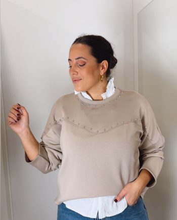 Sudadera Tachas Topo