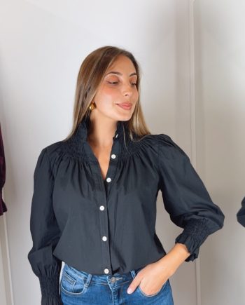 Blusa Cuello Negra
