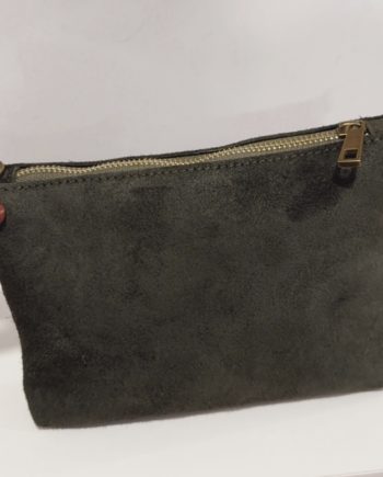 Bolso Piel Verde Khaki