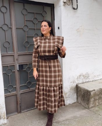 Vestido Carlota Marrón & Khaki