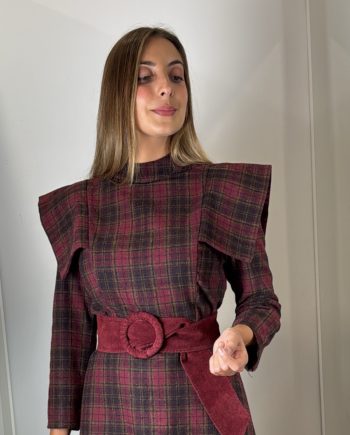 Cinturón Piel Burdeos