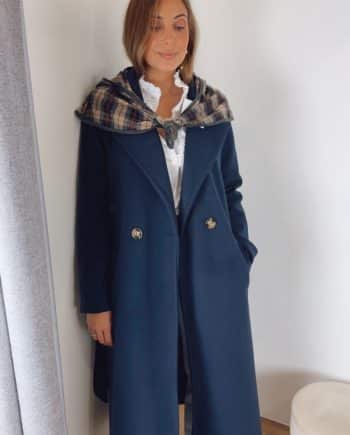 Abrigo Paño Marino Largo