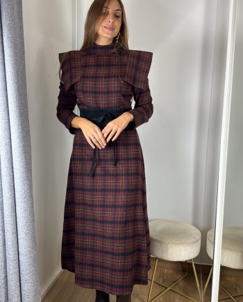 Vestido Casilda Burdeos