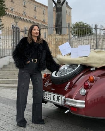 Pantalón Negro Lavado Brillos