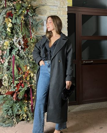 Abrigo Gris Antracita