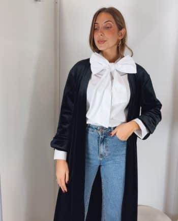 Kimono Terciopelo Negro