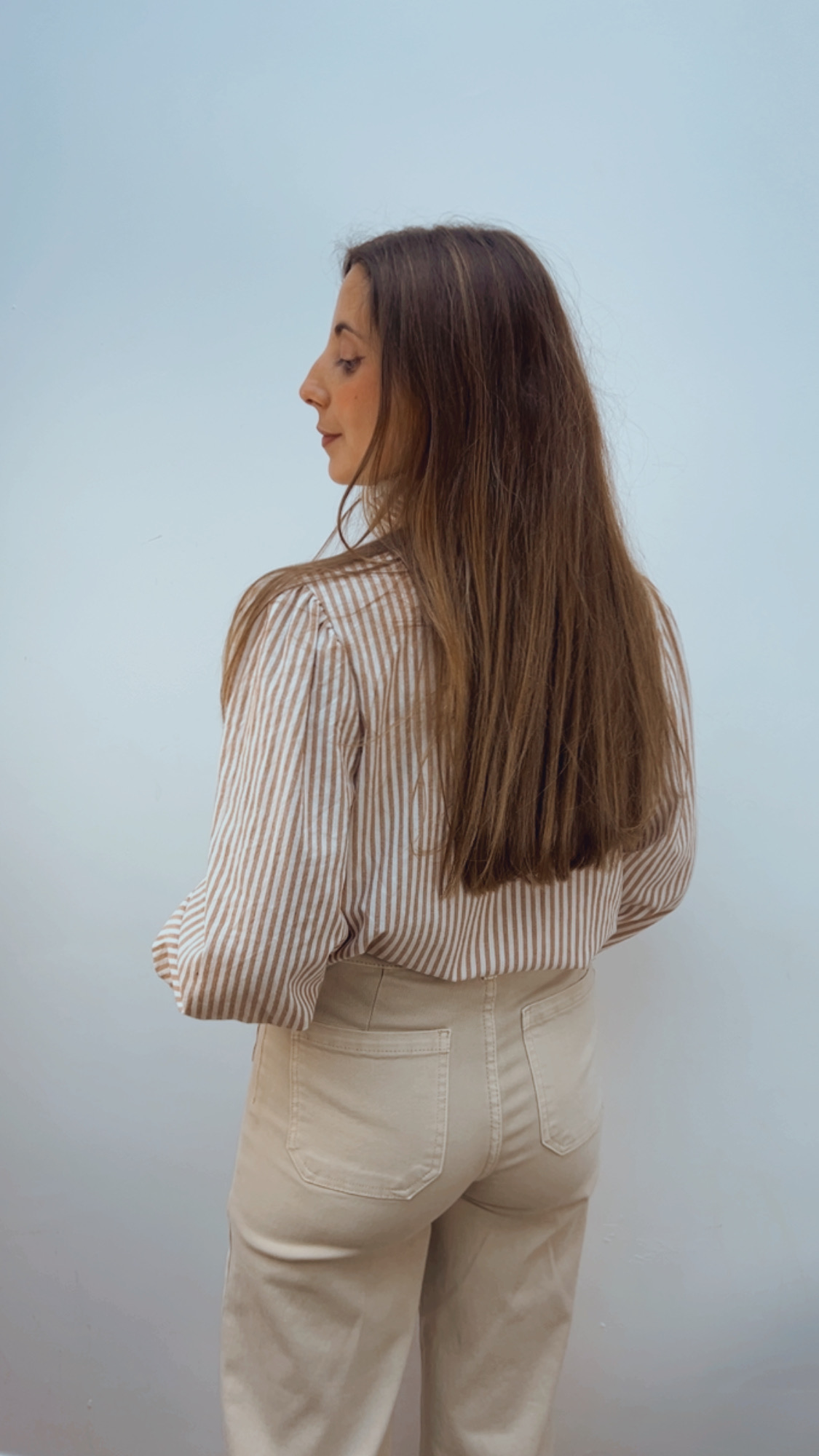 Blusa Bordada Raya Camel