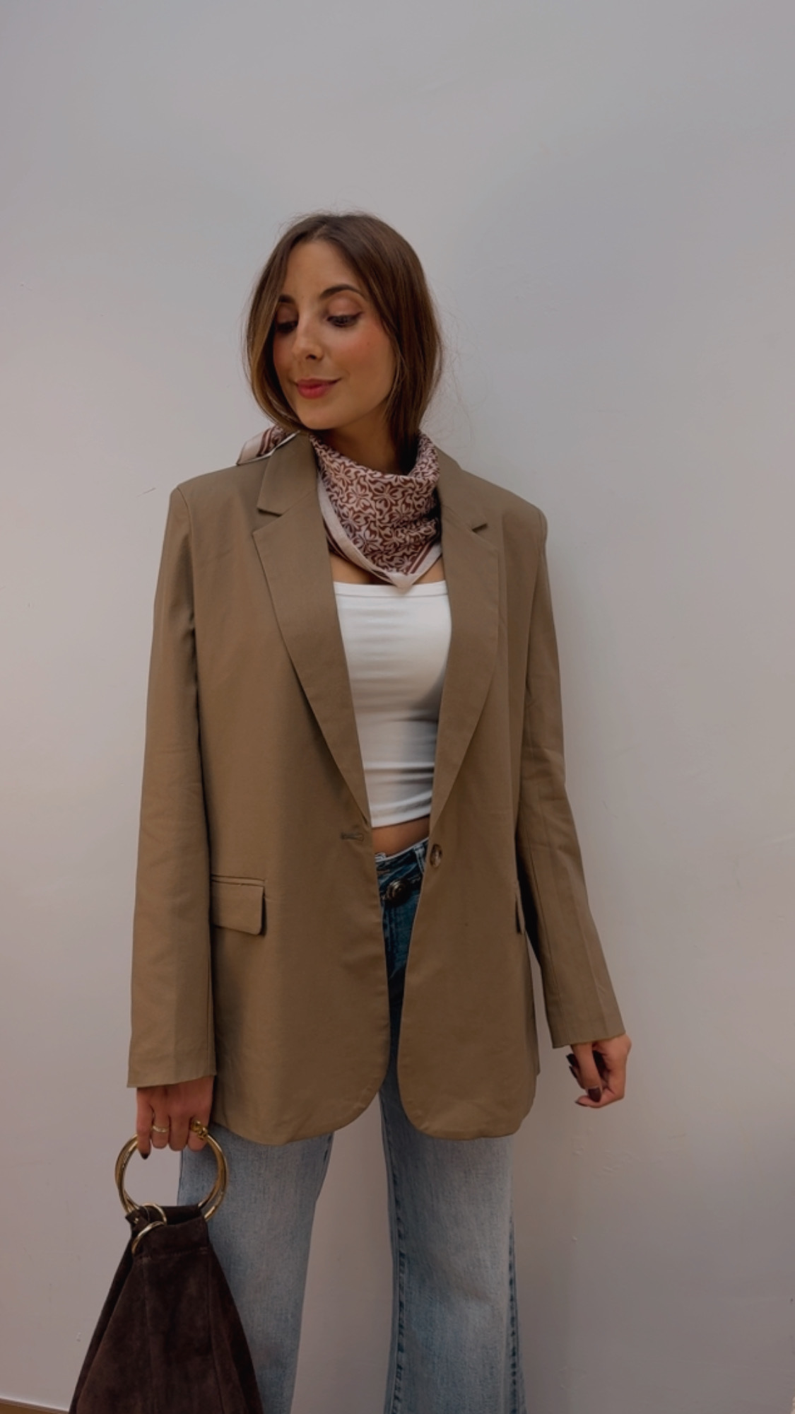 Blazer Topo Manga Larga