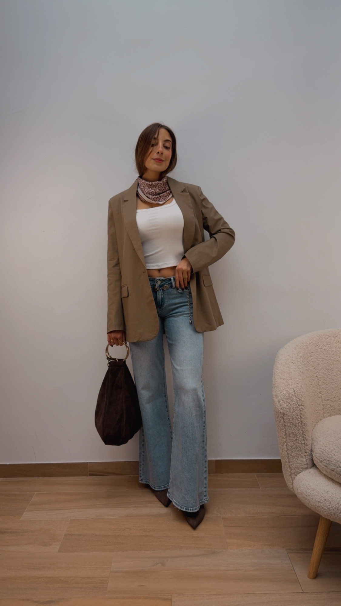 Blazer Topo Manga Larga