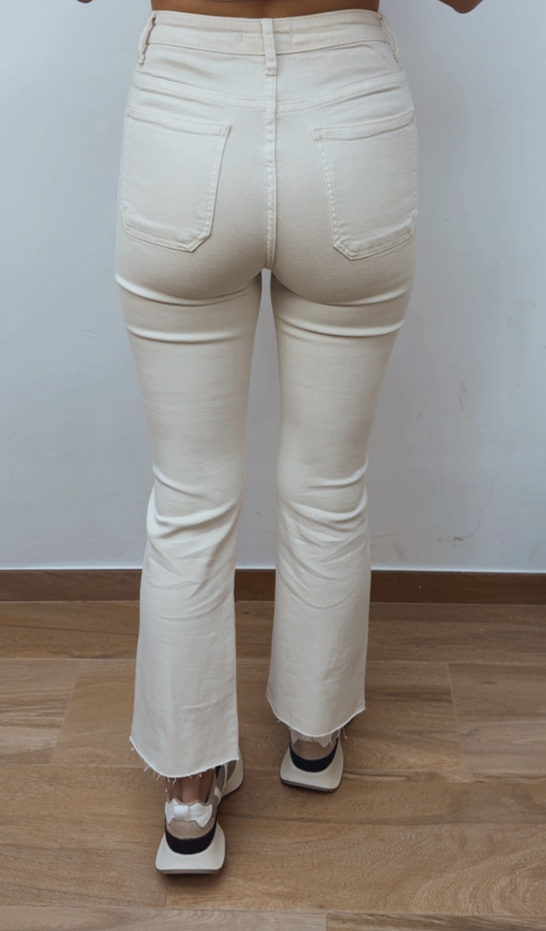 Pantalón Flare Beige 7226-4