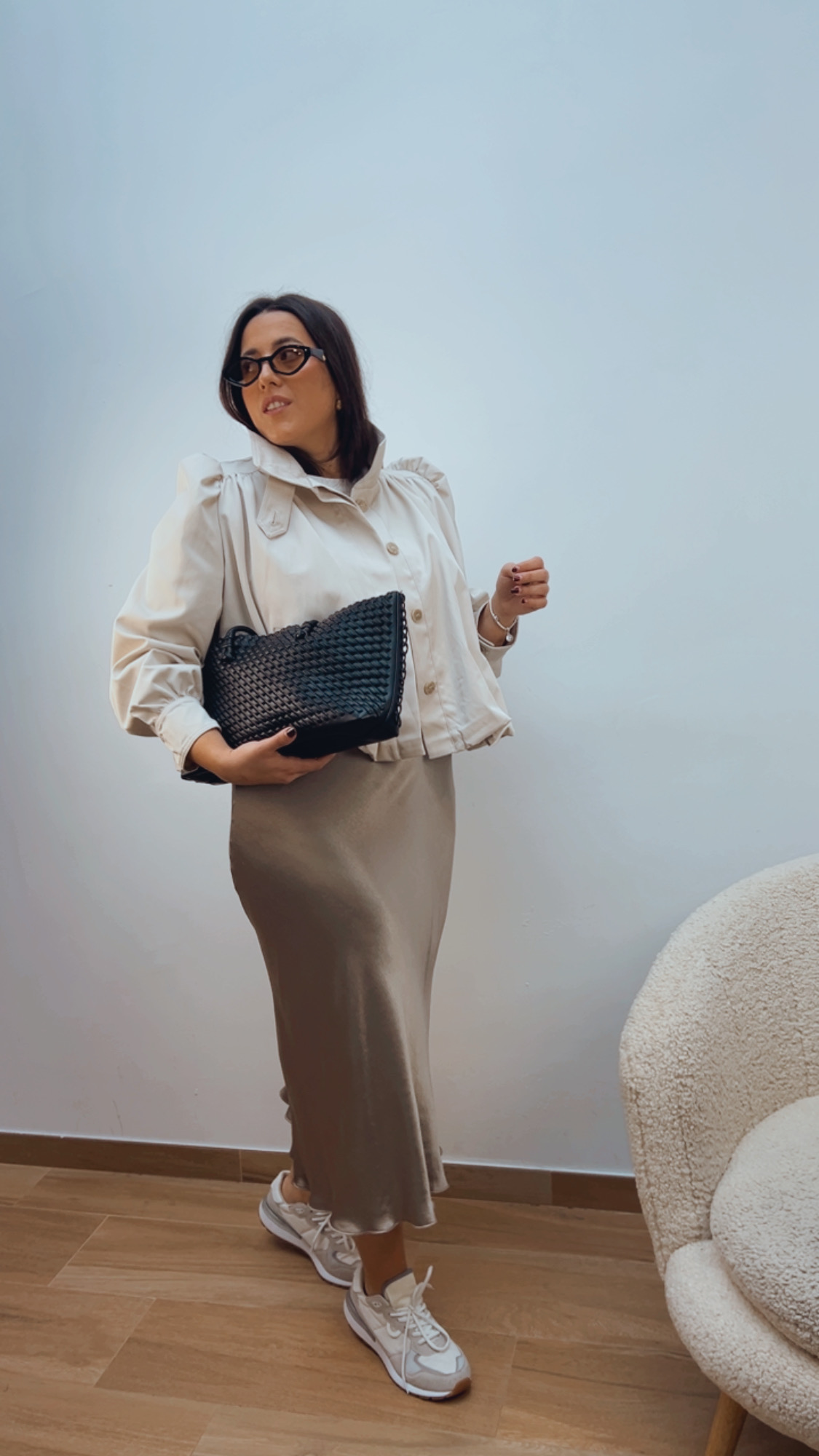 Chaqueta Globo Beige