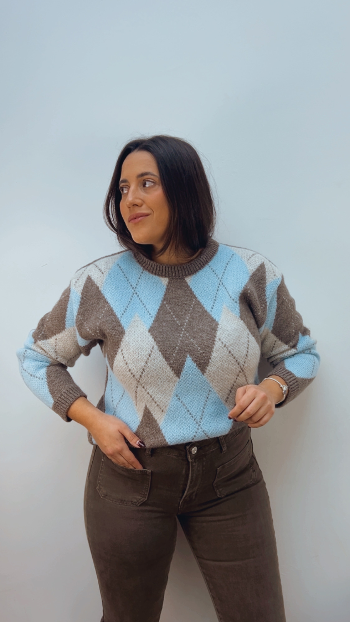 Jersey Rombo Chocolate