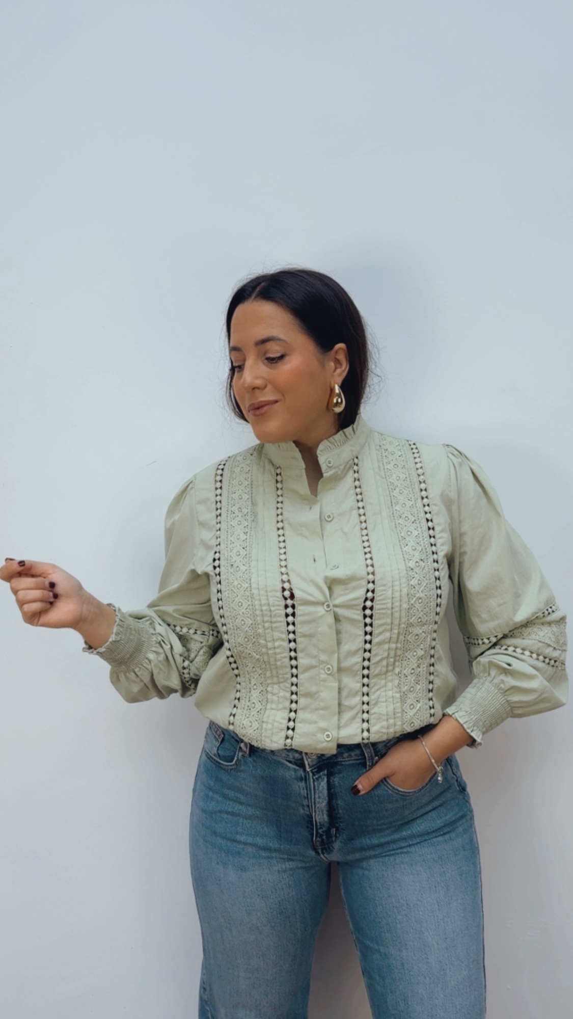 Blusa Dulceida Verde Agua