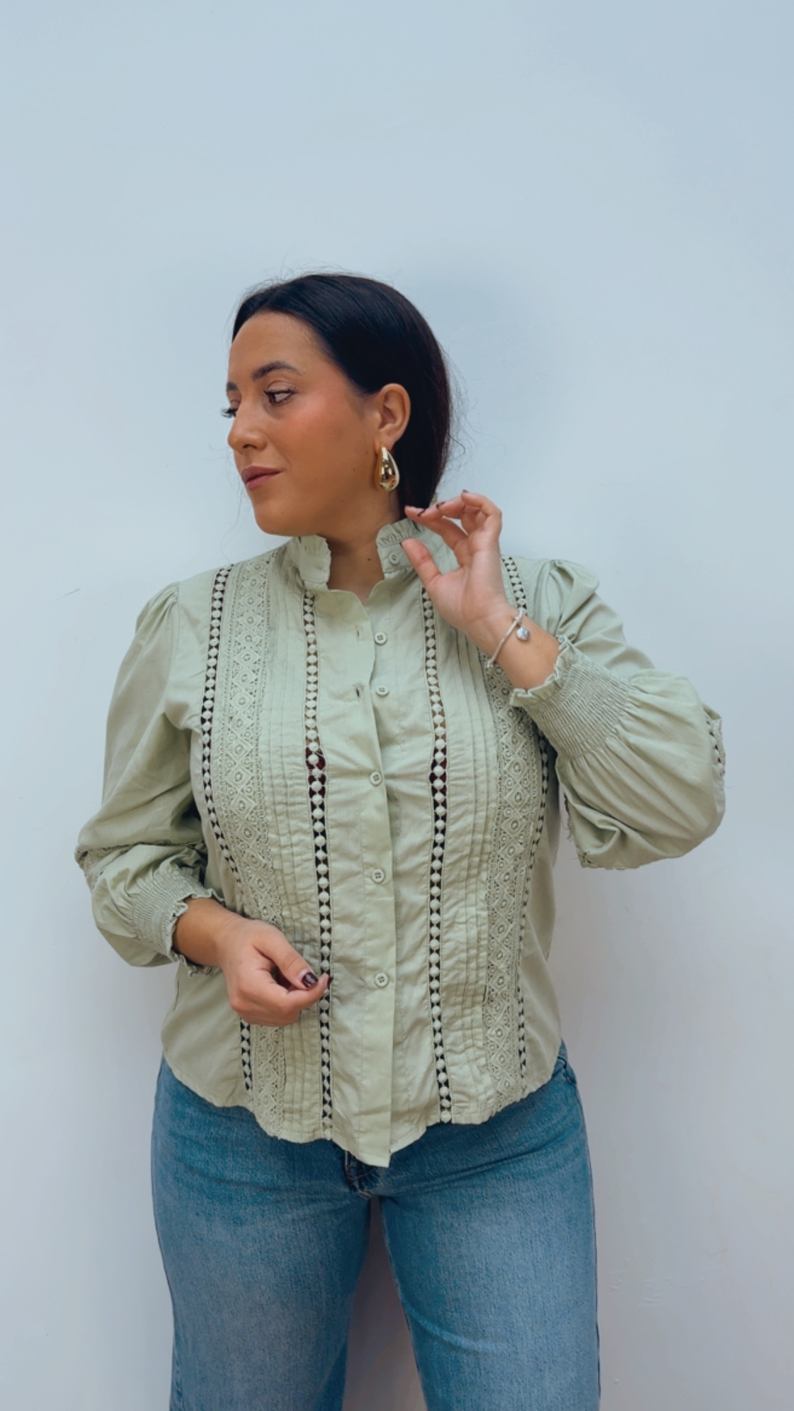 Blusa Dulceida Verde Agua