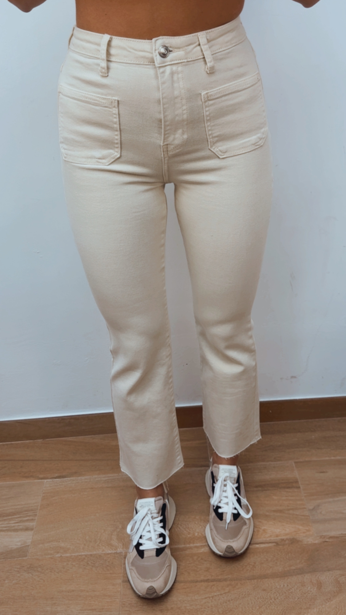 Pantalón Flare Beige 7226-4