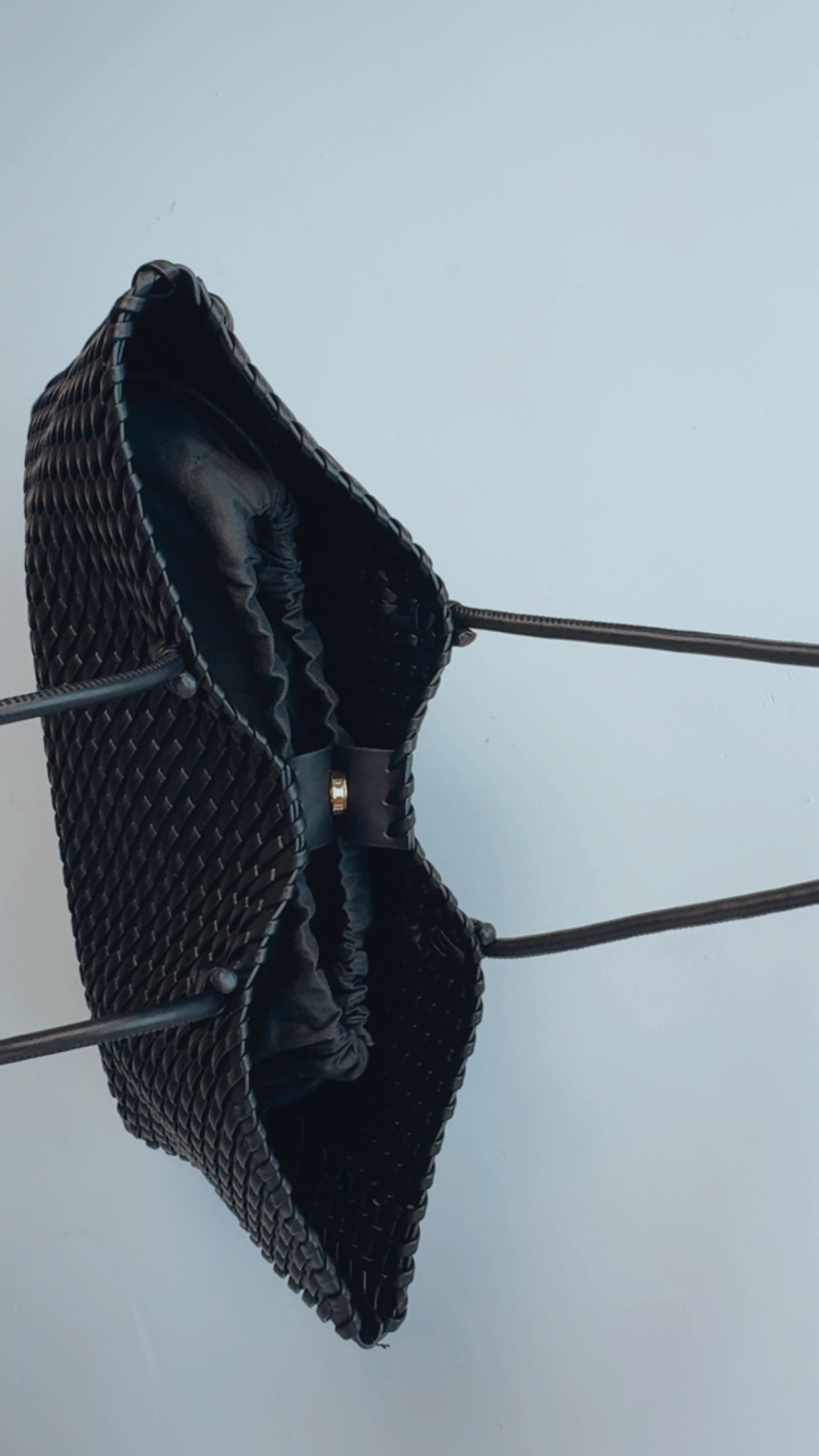 Bolso Trenzado Negro