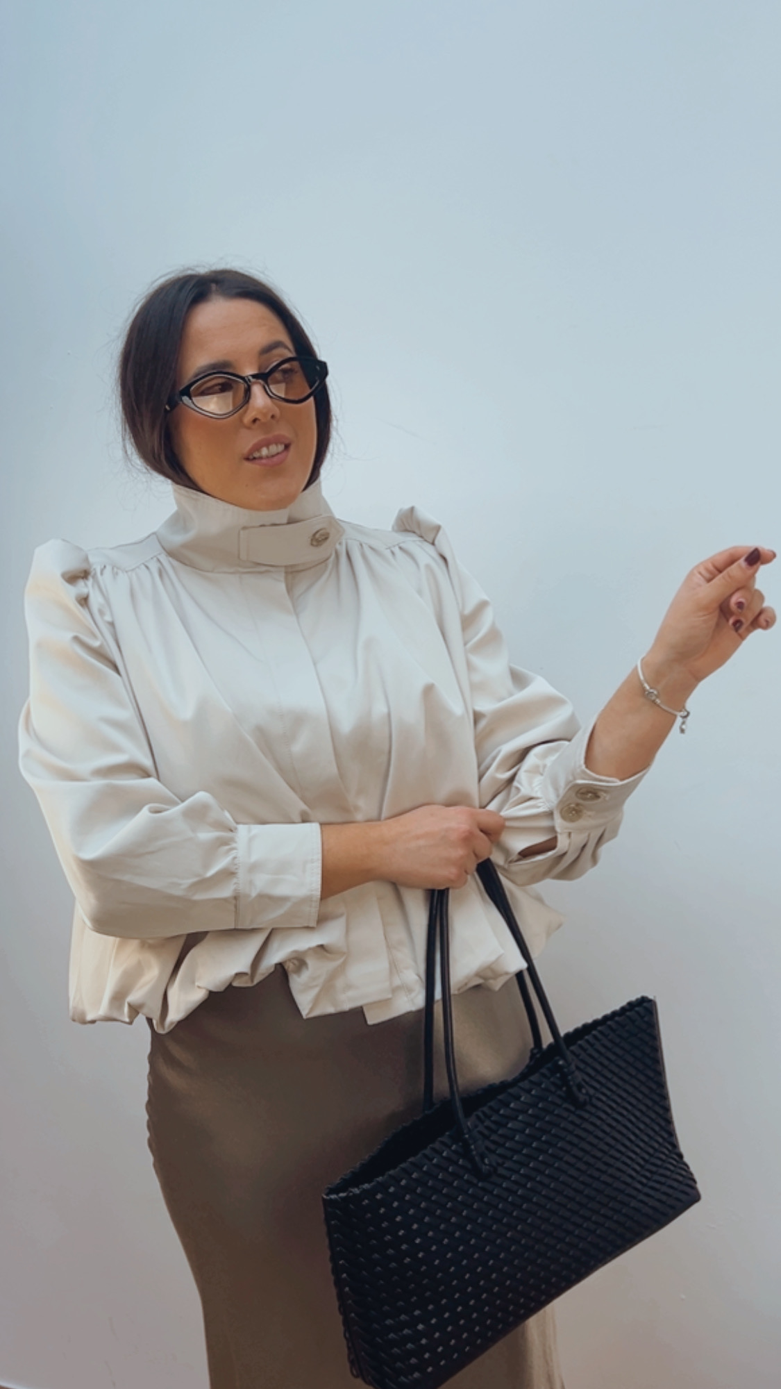 Chaqueta Globo Beige