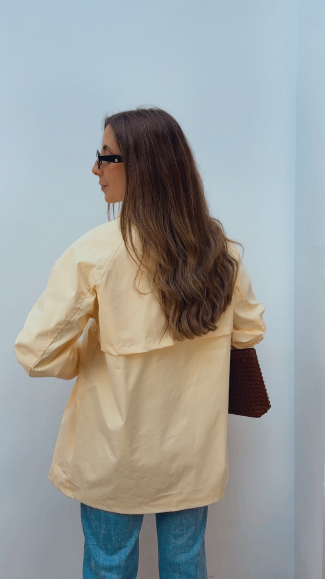 Gabardina Amarillo Pastel