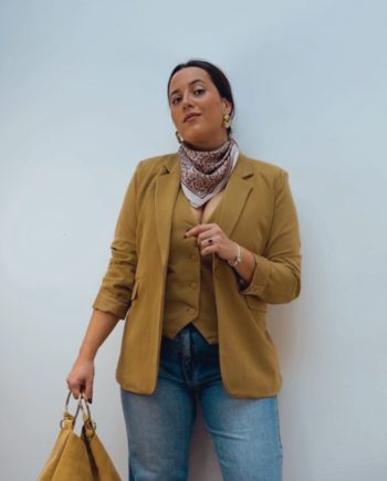 Blazer Entallada Oliva