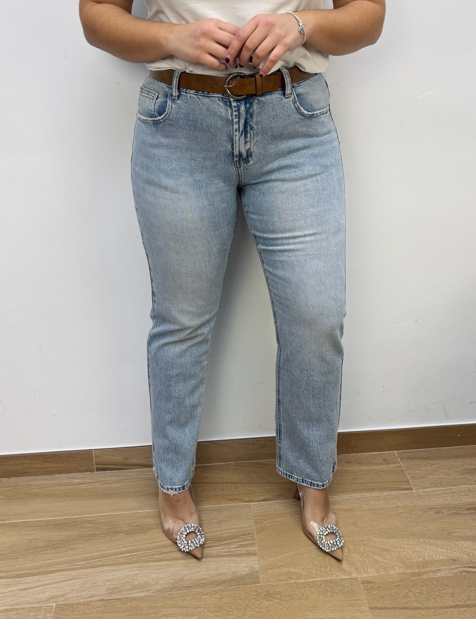 Jeans Cinturón D129