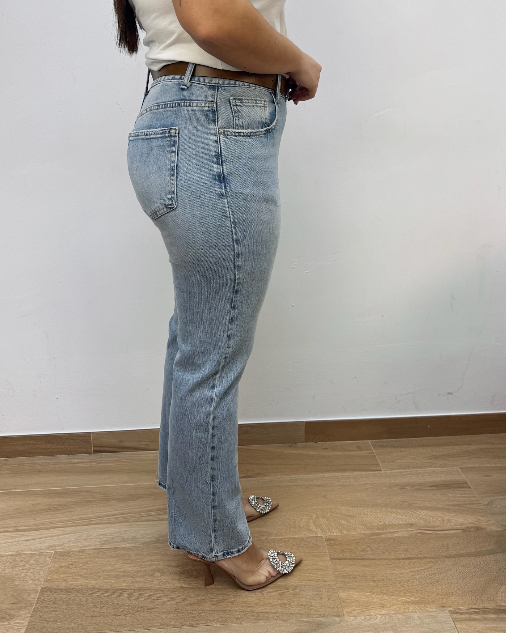 Jeans Cinturón D129
