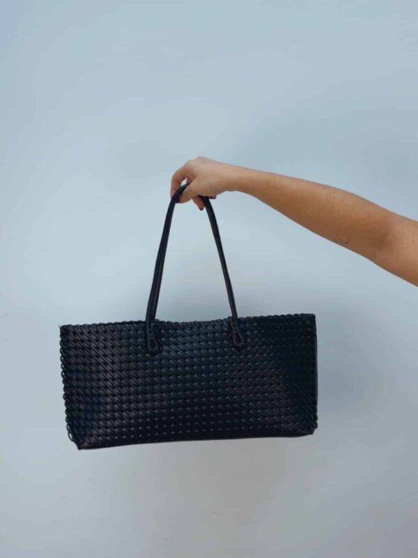 Bolso Trenzado Negro