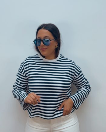 Camiseta Rayas Marino