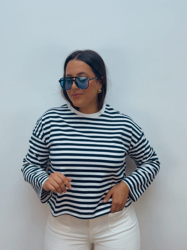 Camiseta Rayas Marino
