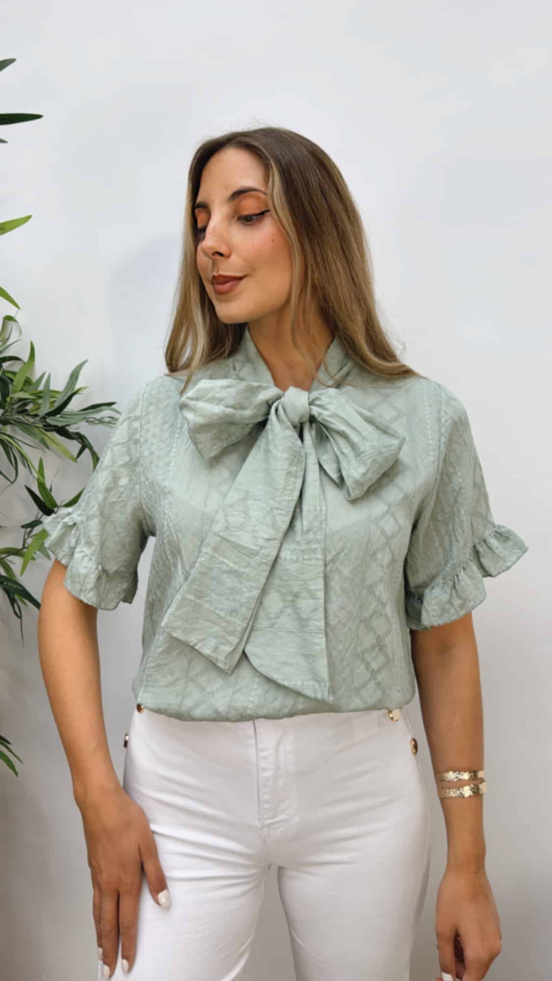 Blusa Lazada Caqui