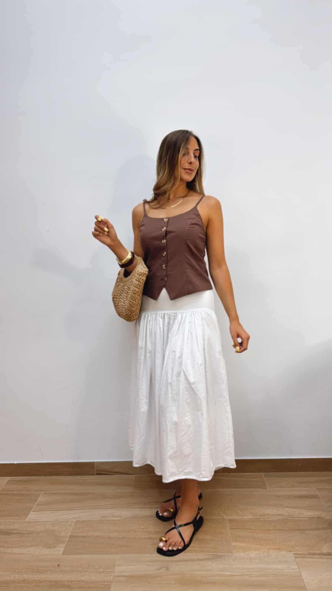 Falda Cassai Blanca