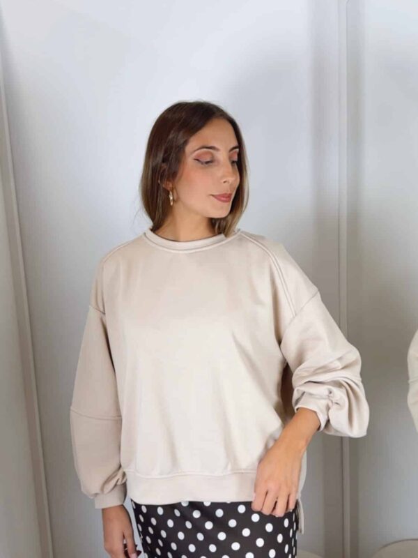 Sudadera Beige