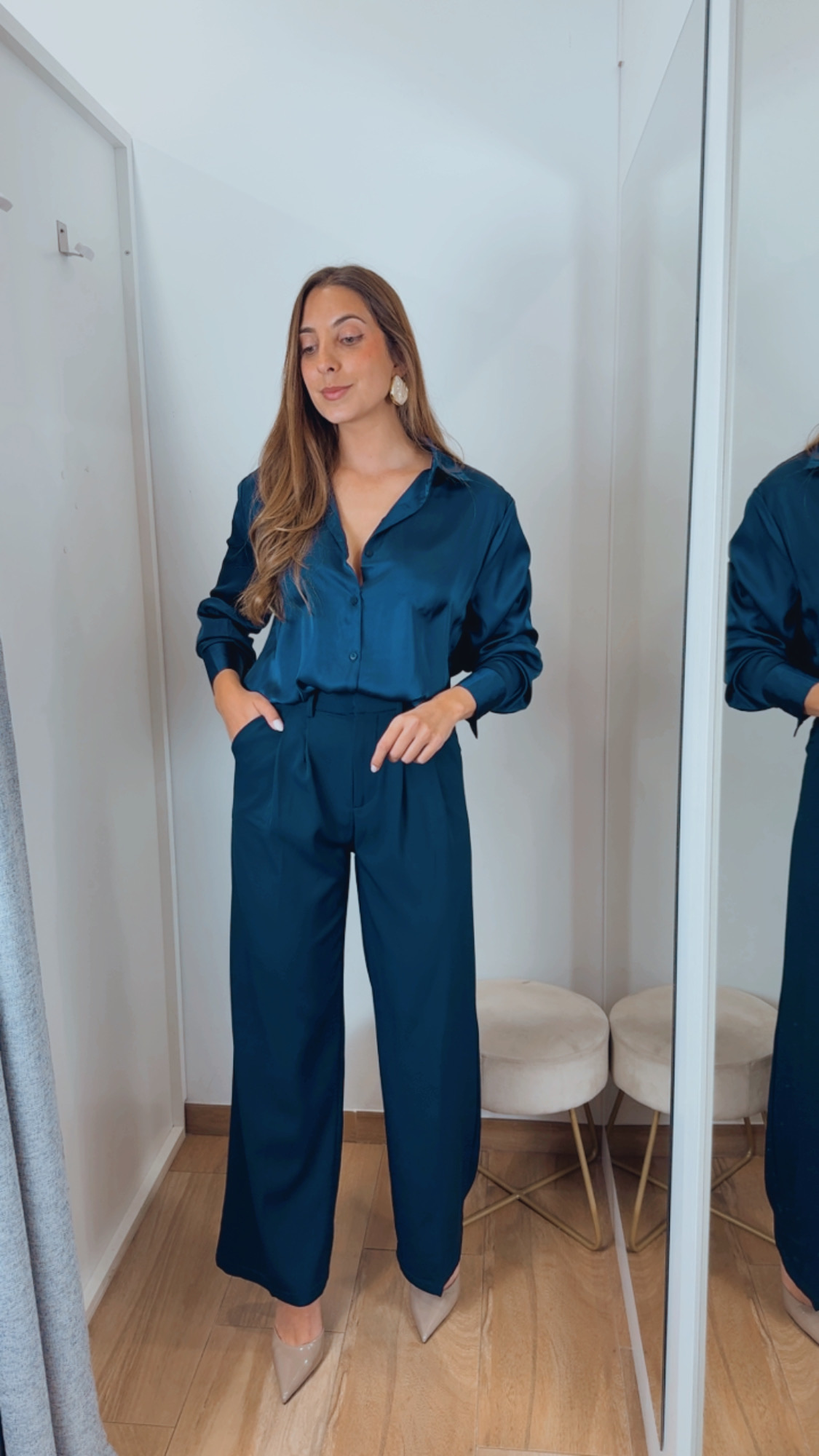 Pantalón Pinzas Marino