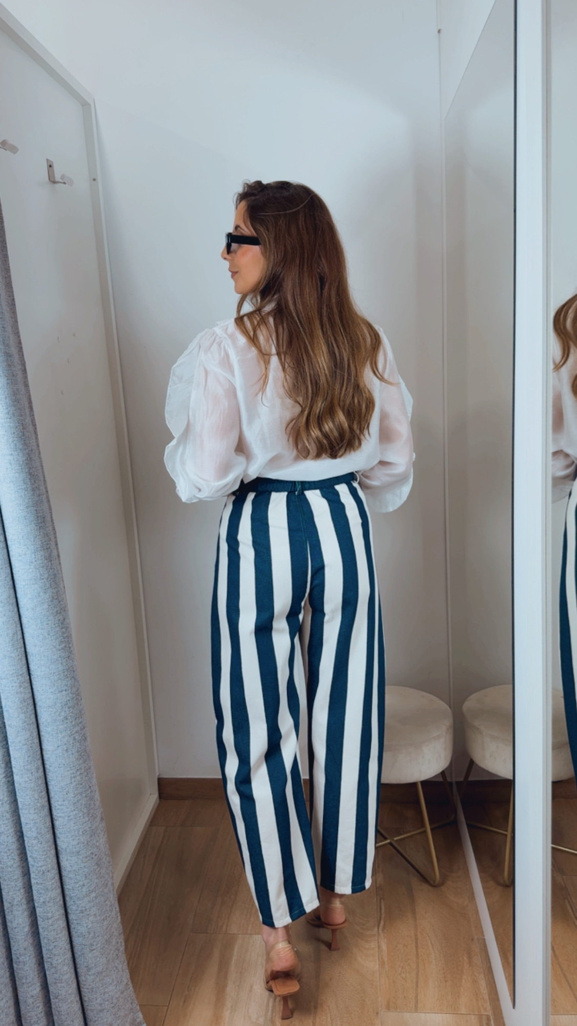 Blusa Lazada Volante Blanca