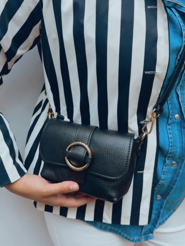 Bolso Negro Piel