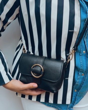 Bolso Negro Piel