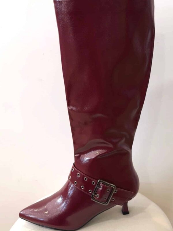 Bota Burdeos Hebilla