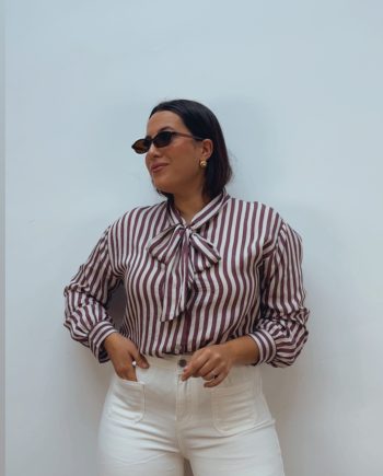 Blusa Lazada Burdeos