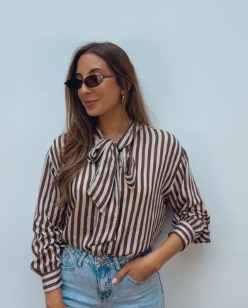 Blusa Lazada Chocolate & Crudo