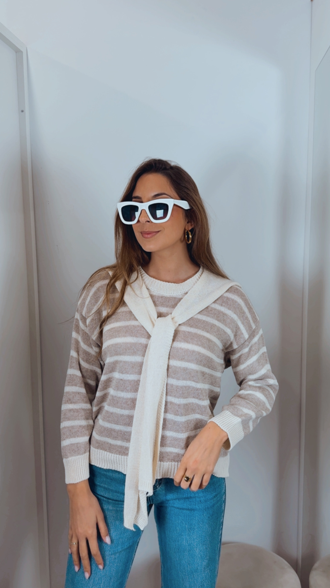 Jersey Raya Beige & Topo