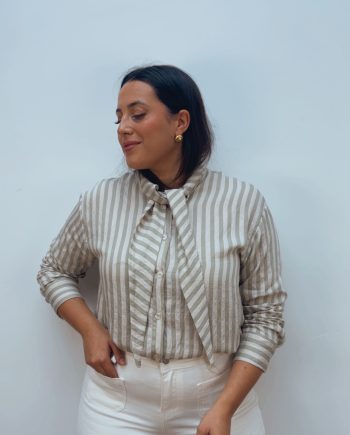 Blusa Lazada Pico Verde & Crudo