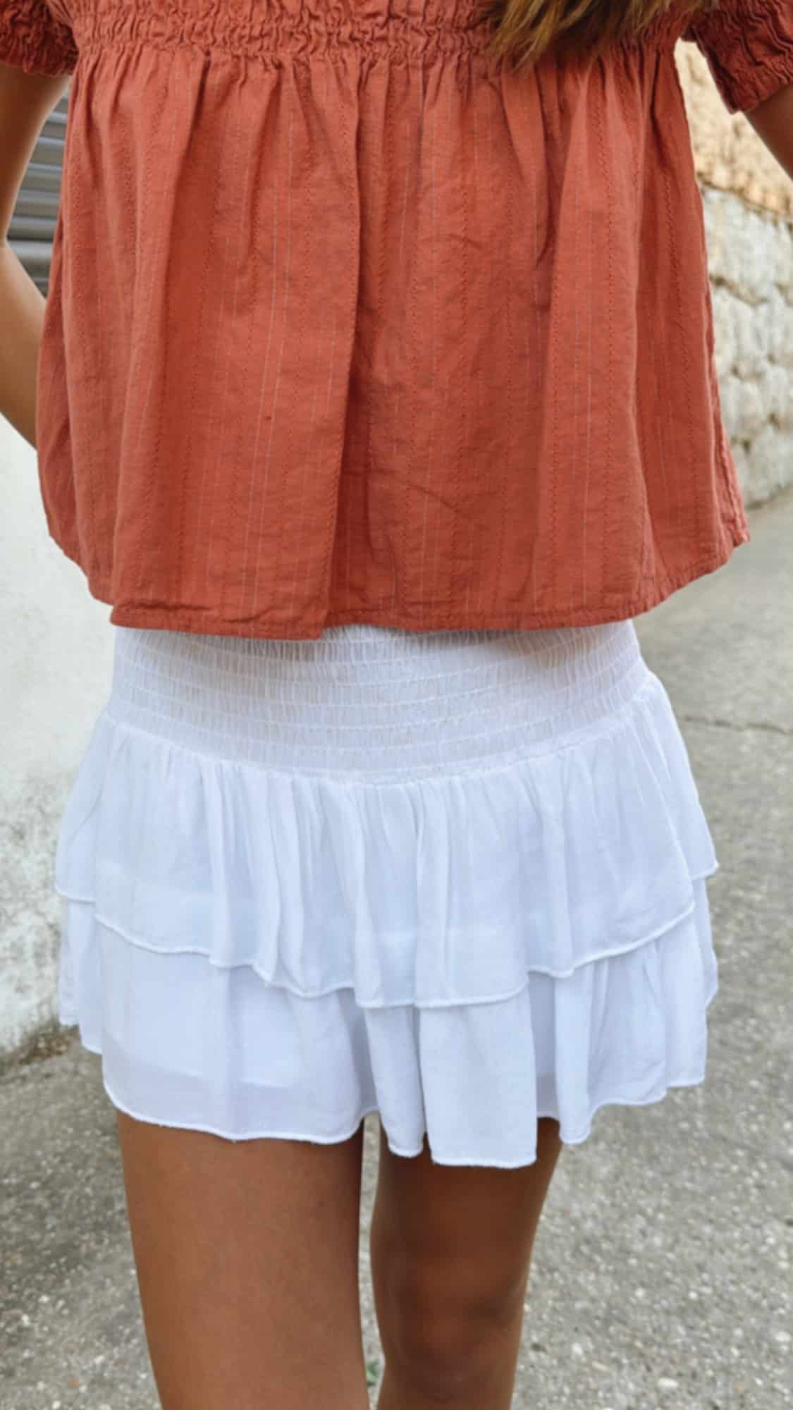 Falda Pantalón Blanca
