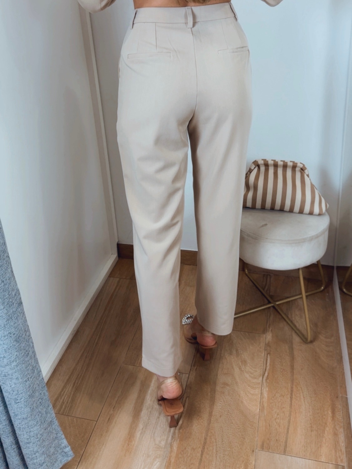 Blazer Entallada Beige