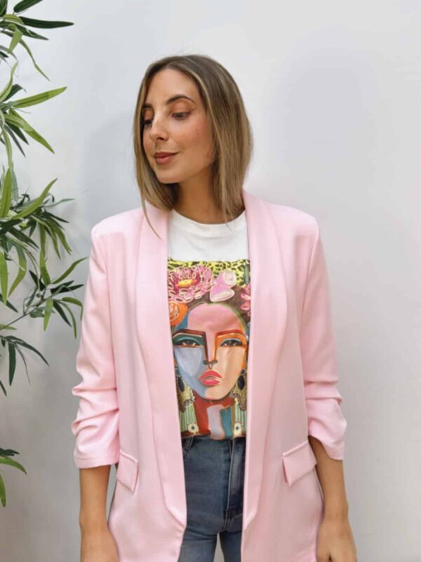 Blazer Basic Rosa