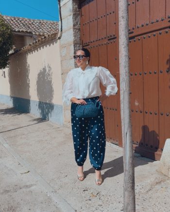 Pantalón Bombacho Marino Lunar